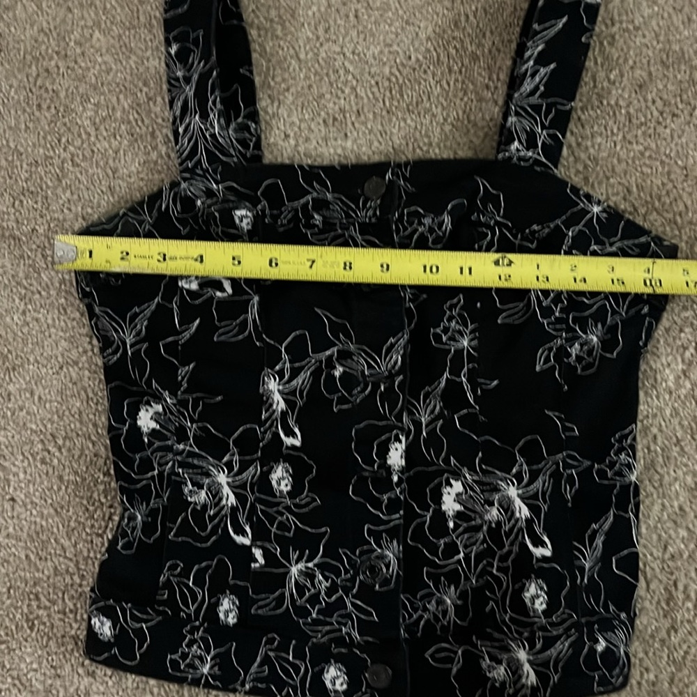 White House Black Market Women's White and Black Corset - Picture 7 of 8